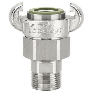 Luedecke EKSA 34 V - MODY safety male threaded couplings...