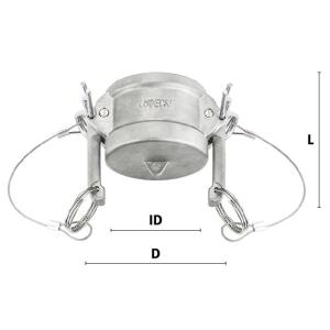 Luedecke SKK 100-DC - Tappi di chiusura per dadi