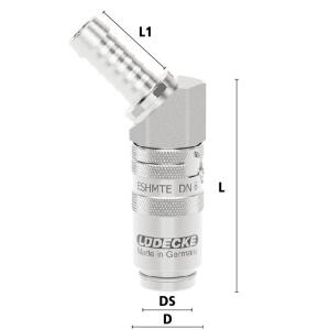 Lüdecke ESHMTE 9 TL45AB - Serie ESHMTE DN 6 -...
