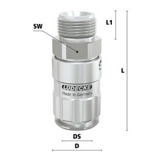 Luedecke ESHGTE 2415 AAB - Serie ESHGTE DN 13 - Raccordi...