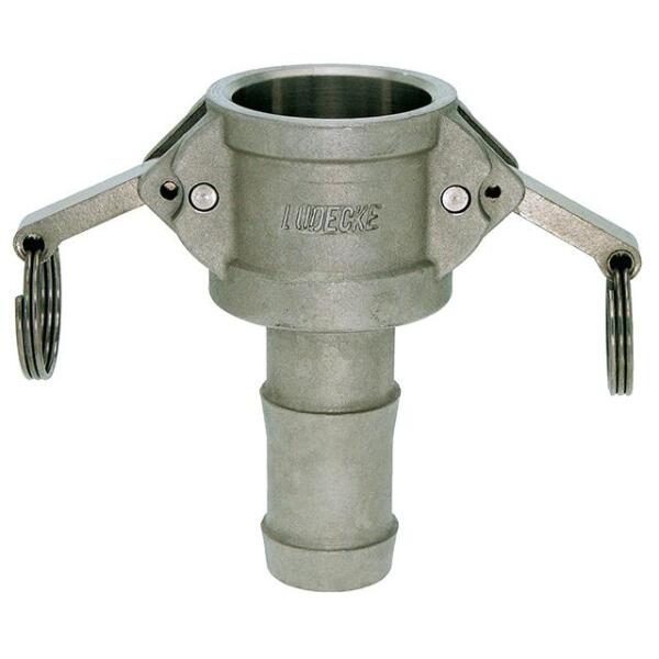Luedecke 150-C-SS-BU - Parti del dado con portagomma (MIL-C-27487)