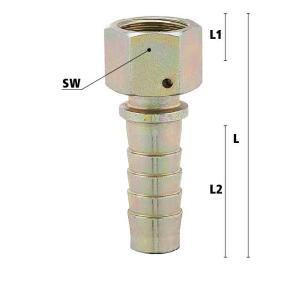 Luedecke DI 10-25 ST - Internal threaded grommets