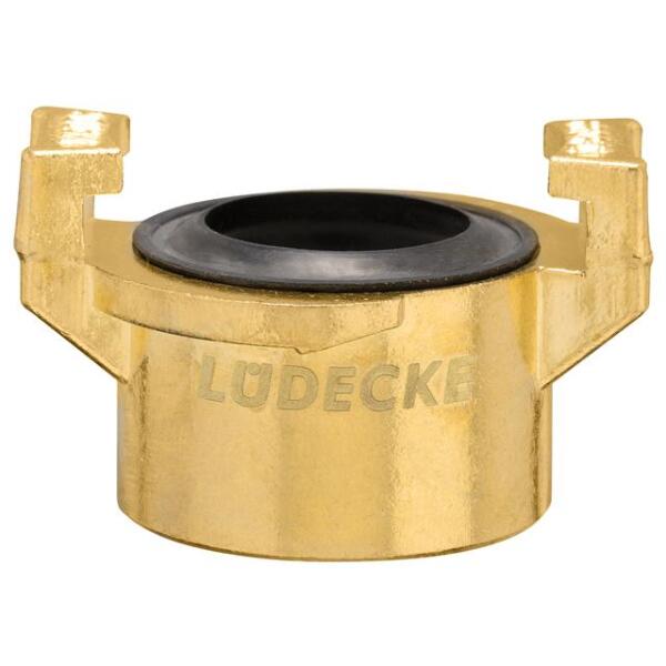 Luedecke GKI 34 - WaterProfi claw female threaded couplings with thread sealing ring