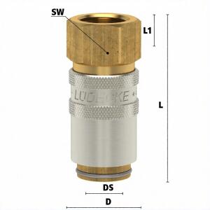 Ludecke ESHM 14 ISHV - Serie ESHM DN 6 - Acoplamiento con...