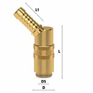Lüdecke ESHM 9 TL-45HV - Serie ESHM DN 6 - Kupplung...