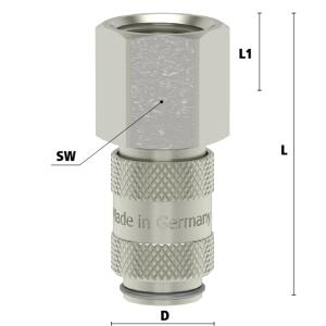 Ludecke ESMCN 18 I-EPDM - Series ESMC DN 2,7 - Coupling...