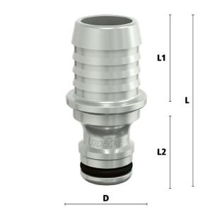 Ludecke WPI 16 S - WaterProfi plug with Hose connection