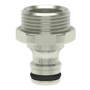 Ludecke WPI 34 NA - Conexión macho WaterProfi con rosca macho