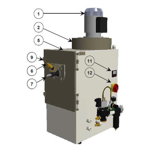 Motor eléctrico 230V 0.37 kW B5 3000 RPM (100943)
