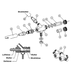 Automatic Gun Compl. 9.5 mm BC Right (99553Z)